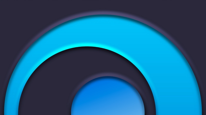 Abstract blue and purple concentric circles