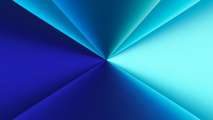 Abstract blue and cyan light rays 4K