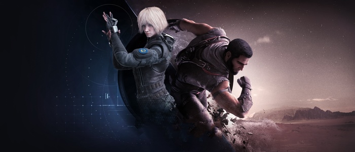 Two characters from Tom Clancy's Rainbow Six Siege