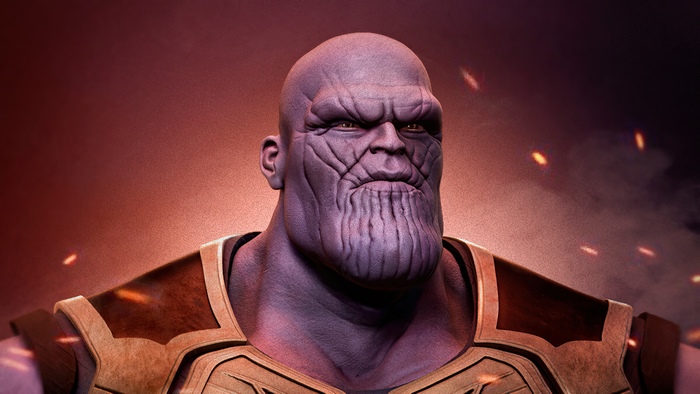 Thanos from Marvel Artwork 4K