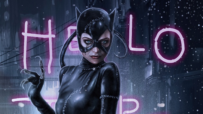 Catwoman Digital Art 4K