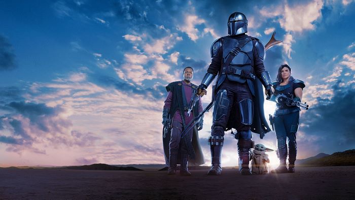 The Mandalorian and allies from Star Wars