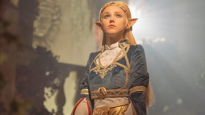 Cosplay of Zelda from The Legend of Zelda