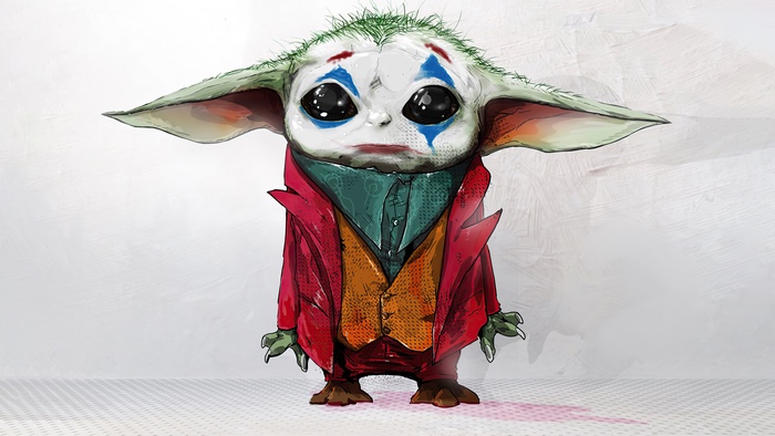 Baby Yoda as The Joker