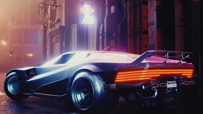 Quadra Turbo R V-Tech from Cyberpunk 2077
