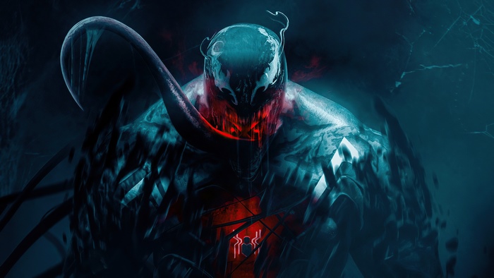 Venom with Spider-Man symbol