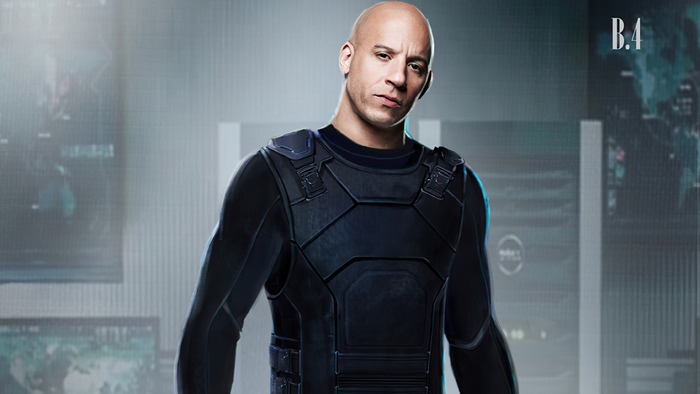 Vin Diesel as Dominic Toretto in The Fate of the Furious