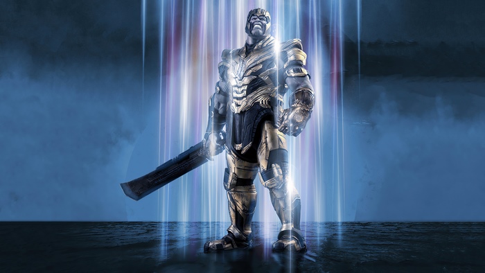 Thanos from Marvel artwork 4K