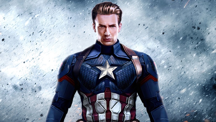 Captain America from Avengers artwork 4K