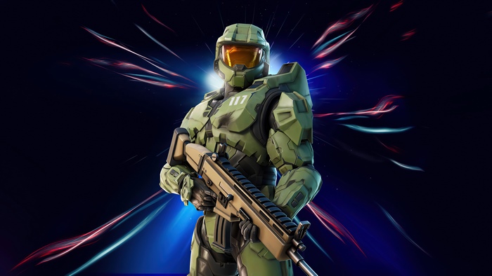 Master Chief from Halo in Fortnite 4K