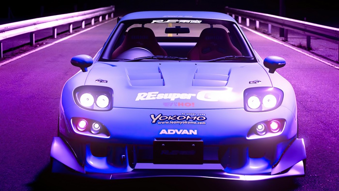 Mazda RX-7 REsuper G Yokomo ADVAN 4K