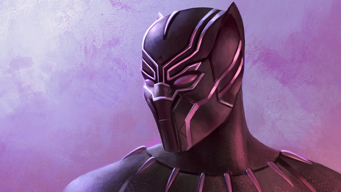 Black Panther from Marvel Comics artwork