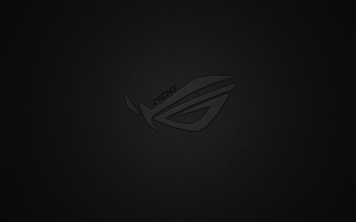 Republic of Gamers (ROG) logo on black background