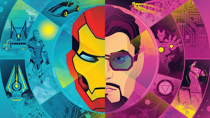 Iron Man and Tony Stark from Fortnite 4K
