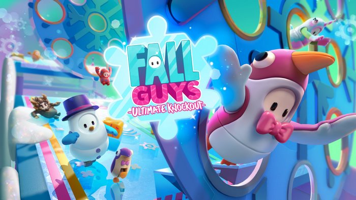 Fall Guys Ultimate Knockout Winter Game Art 4K