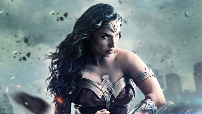 Wonder Woman in battle