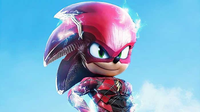 Sonic the Hedgehog as The Flash 4K
