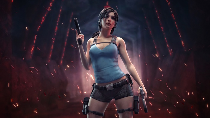 Lara Croft from Tomb Raider artwork