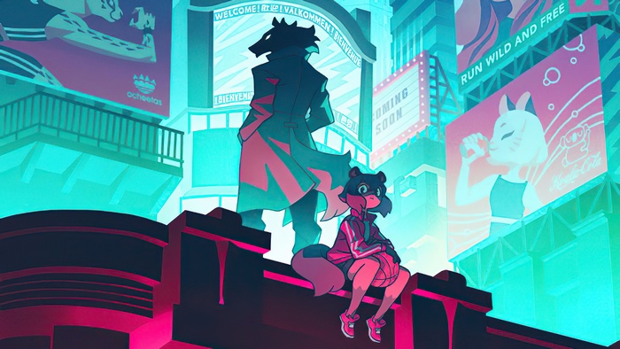 Michiru Kagemori and Nazuna Hiwatashi from BNA: Brand New Animal 4K