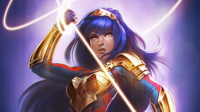 Wonder Woman artwork by an artist