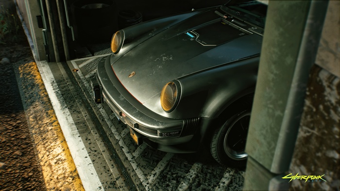 Porsche from Cyberpunk 2077 4K