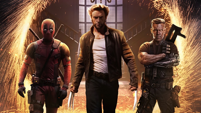 Deadpool, Wolverine, and Cable from X-Men