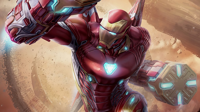 Iron Man from Marvel Artwork 4K