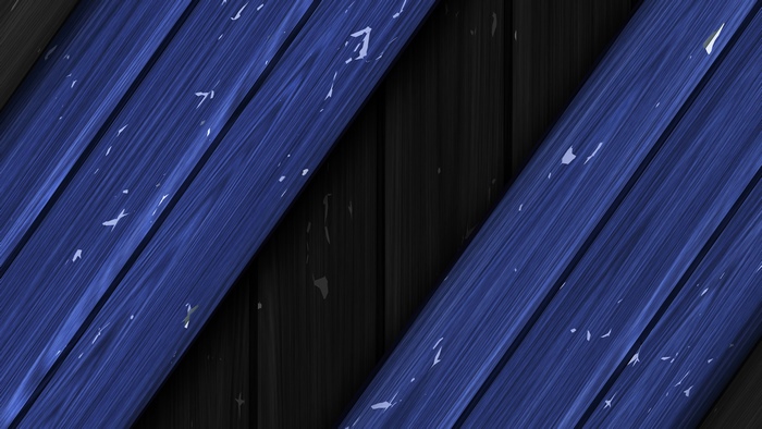 Abstract blue and black wooden planks 4K