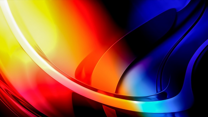 Abstract digital art with flowing shapes and colors