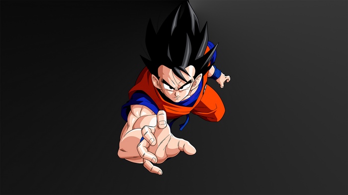 Goku from Dragon Ball in Dynamic Pose