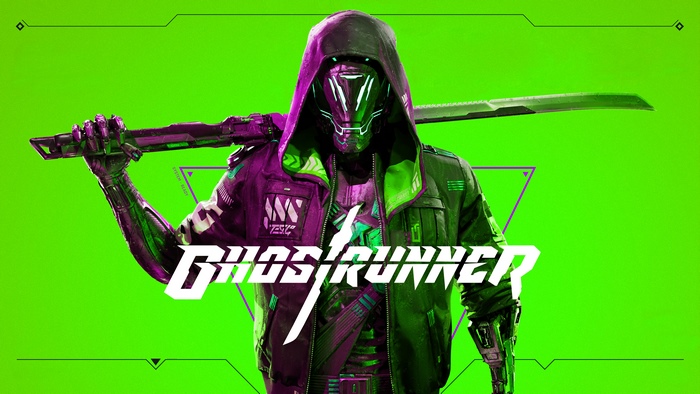 Ghostrunner game title art