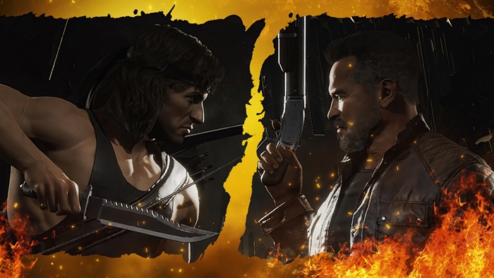 Rambo and Terminator from Mortal Kombat 11