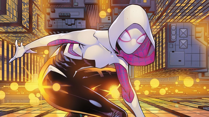 Spider-Gwen artwork 4K