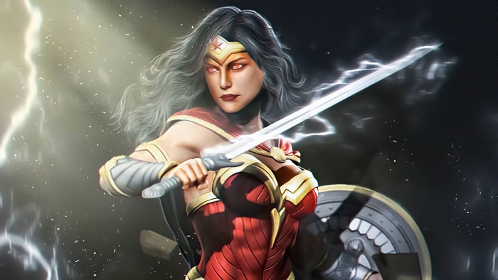 Wonder Woman artwork 4K