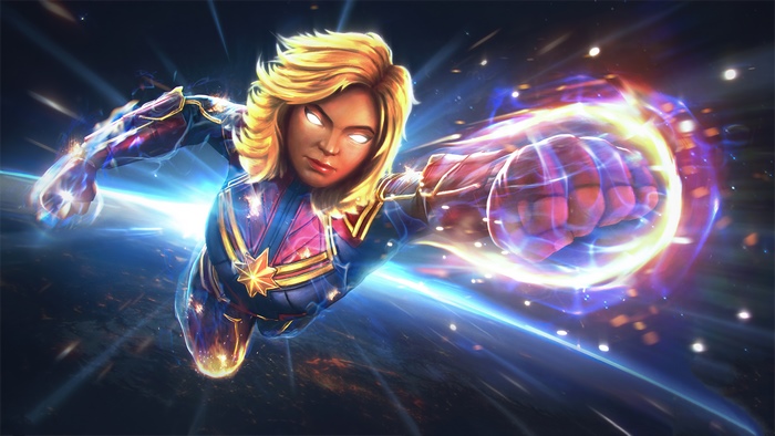 Captain Marvel from Marvel Contest of Champions 4K