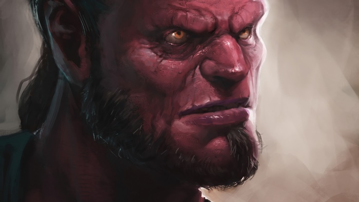 Hellboy artwork 4K