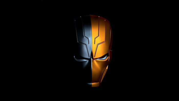 Deathstroke mask artwork