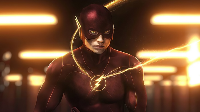 The Flash artwork 4K