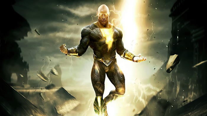Black Adam Superhero Artwork in