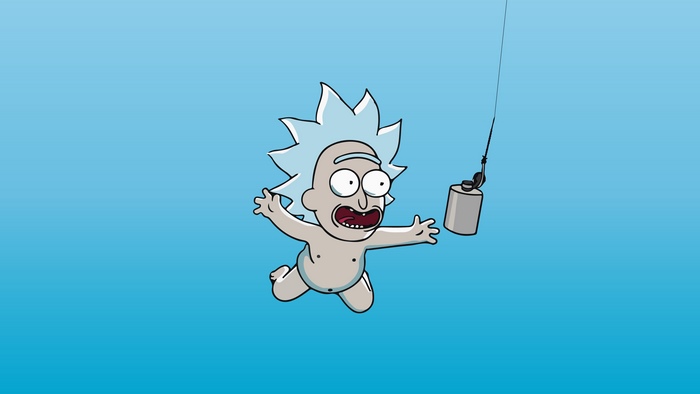 Baby Rick from Rick and Morty in 4K