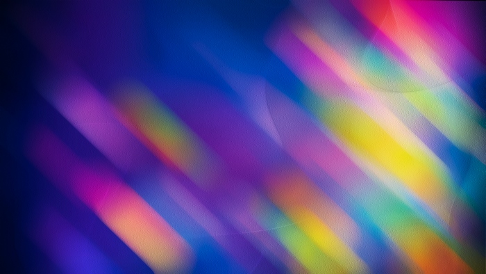 Abstract digital art with diagonal colorful light streaks