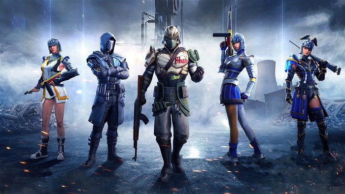 PUBG Characters in Tactical Armor and Gear
