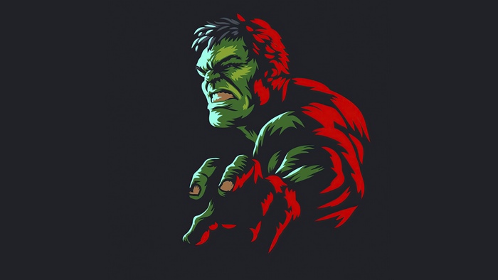 Hulk artwork 4K