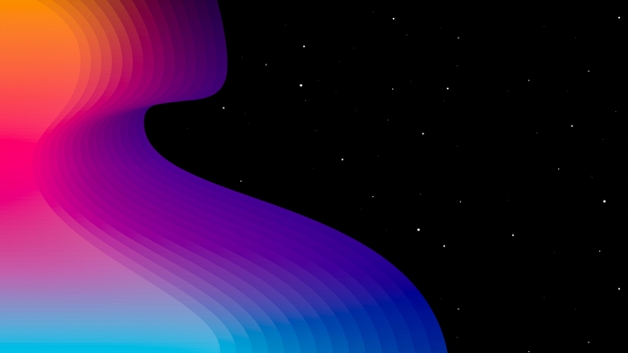 Abstract gradient waves in space 4K