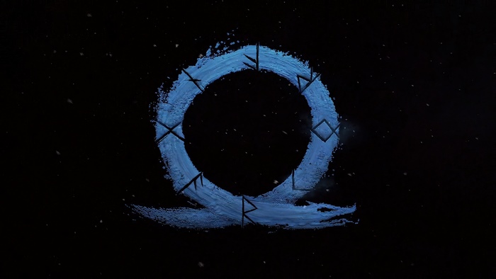 God of War Ragnarok logo 4K