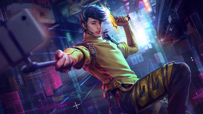 Character from Garena Free Fire 4K