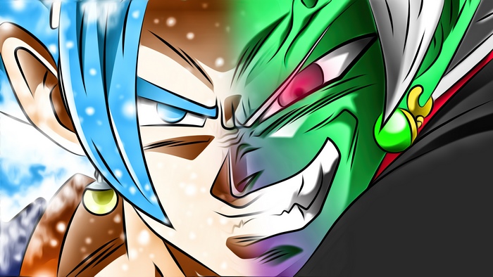 Vegetto and Zamasu from Dragon Ball 4K