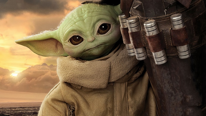 Baby Yoda from The Mandalorian Season 2 4K