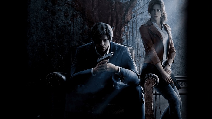 Leon S. Kennedy and Claire Redfield from Resident Evil Infinite Darkness 4K