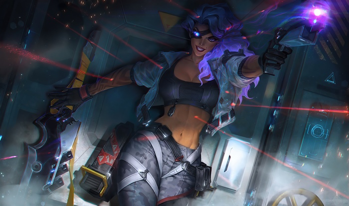Samira from League of Legends 4K